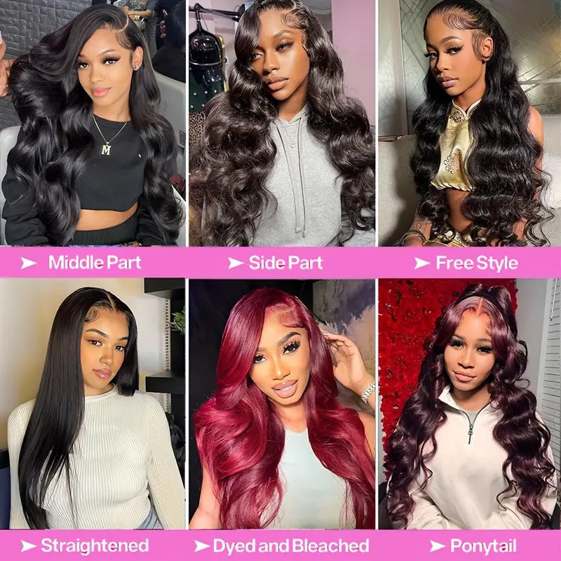 Machine Made Lace Wig Long Curly Hair