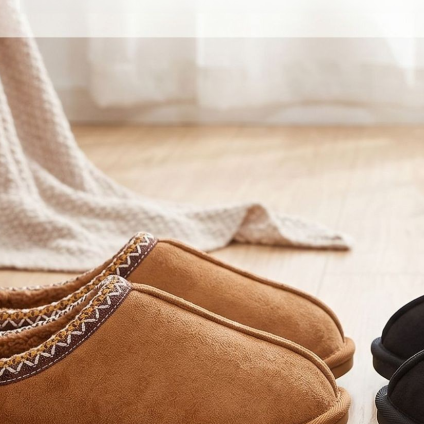 Woolen Plush Anti-Slip Slippers